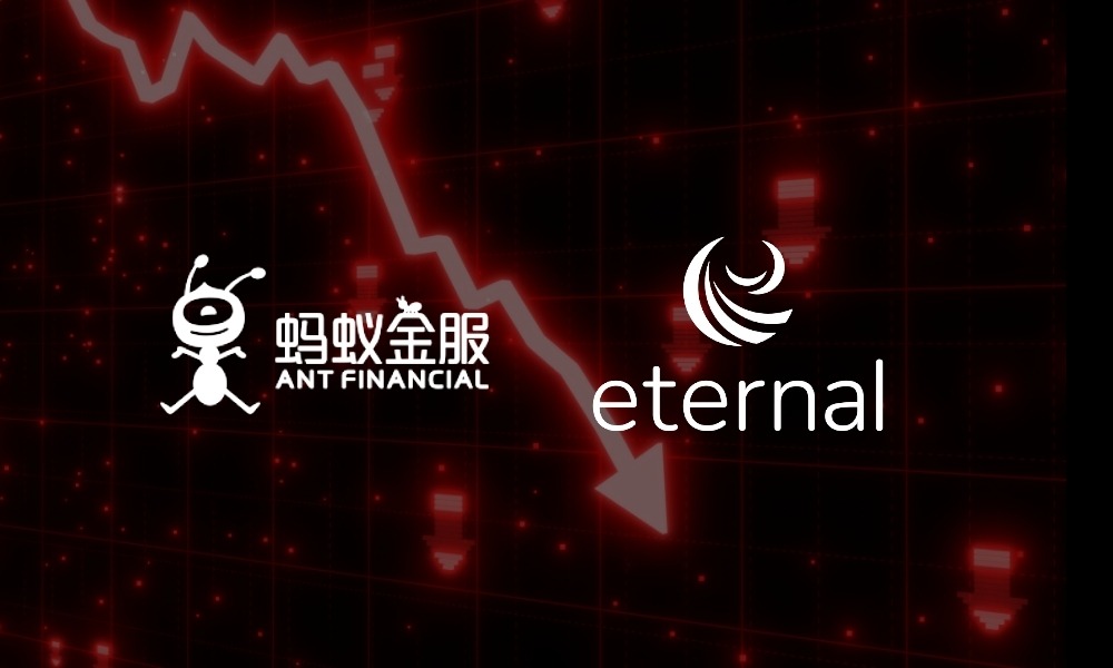 Antfin reduces its stake in Zomato’s parent company, Eternal, with a ₹4,097 Cr share sale