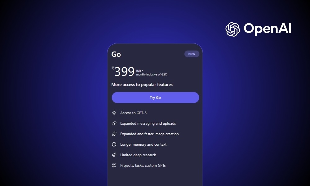 OpenAI launches ChatGPT Go in India at Rs. 399