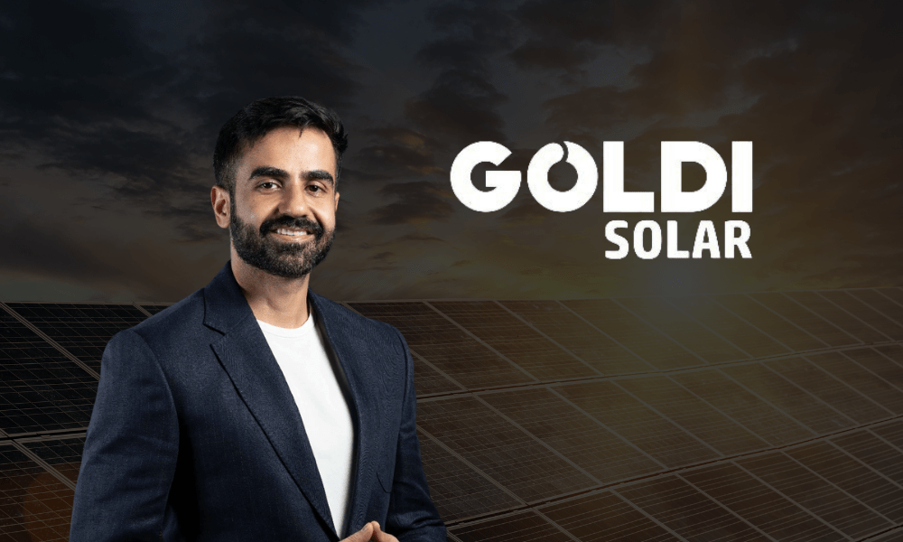 Goldi Solar secures INR 137.5 Cr investment from Nikhil Kamath