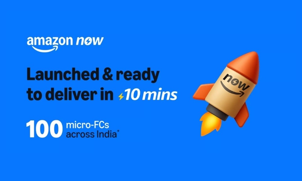 Amazon Now launches 10-minute delivery in Mumbai, Delhi and Bengaluru