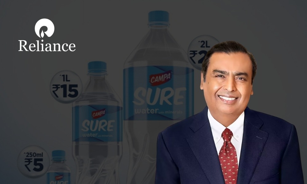 Reliance Unveils Campa Sure, Ignites Bottled Water Price War