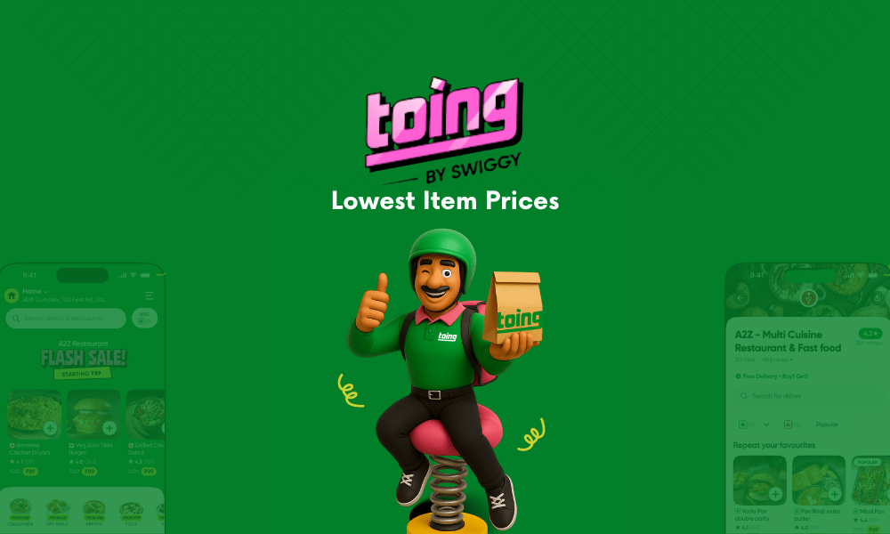 Swiggy Launches New App ‘Toing’ Promising Wallet-Friendly Meals