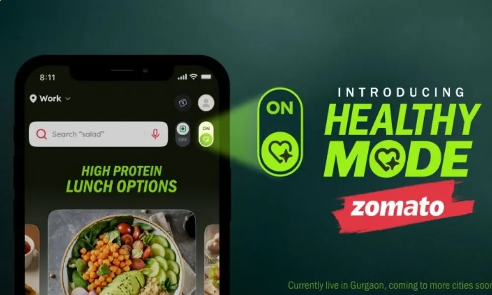 Zomato Launches ‘Healthy Mode’ to Help Users Pick Nutritious Meals Online