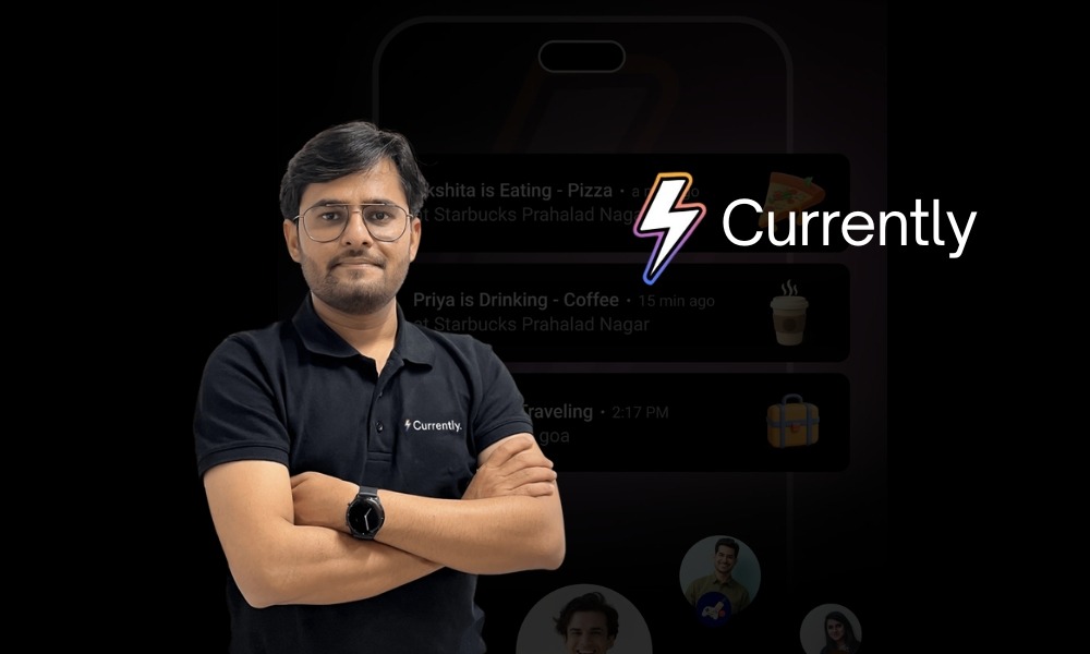 Social networking app Currently app raises $1M in Funding