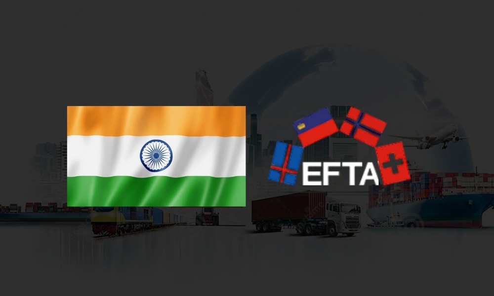 India & EFTA’s trade pact aims for $100B investment & 1M jobs