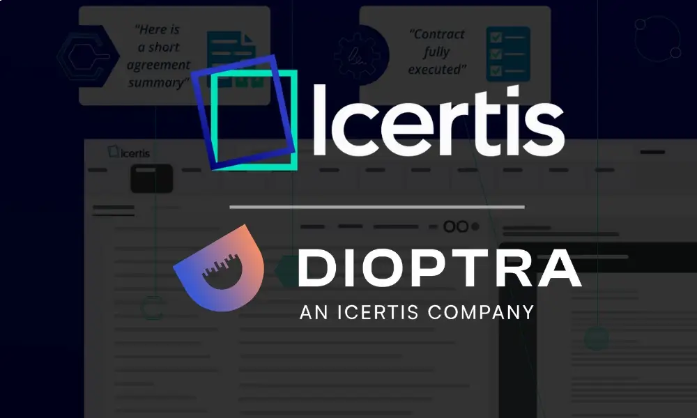Icertis Acquires Dioptra to Deliver AI-First Contracting Experience for Legal