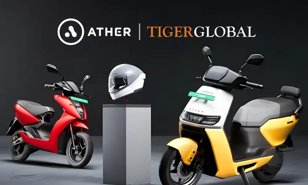 Tiger Global Fully Exits Ather Energy With INR 1,204 Crore Stake Sale