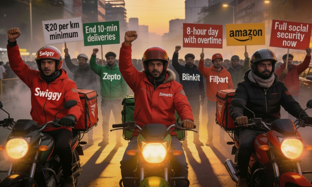 Gig Workers Plan New Year’s Eve Strike: Demanding Fairer Terms from Delivery Platforms