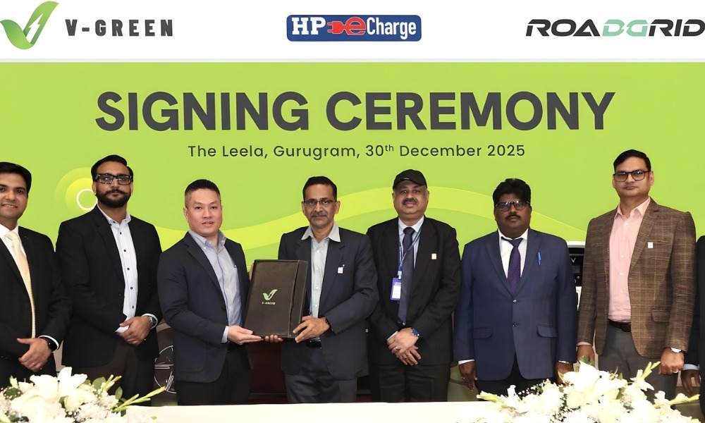 V-GREEN and HPCL Partner to Boost India’s EV Charging Network